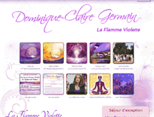 Tablet Screenshot of dominique-claire-germain.com